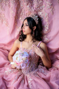 Beautiful Quincea&ntilde;era portrait in Brooksville, FL, captured by a professional Spring Hill, FL photographer.